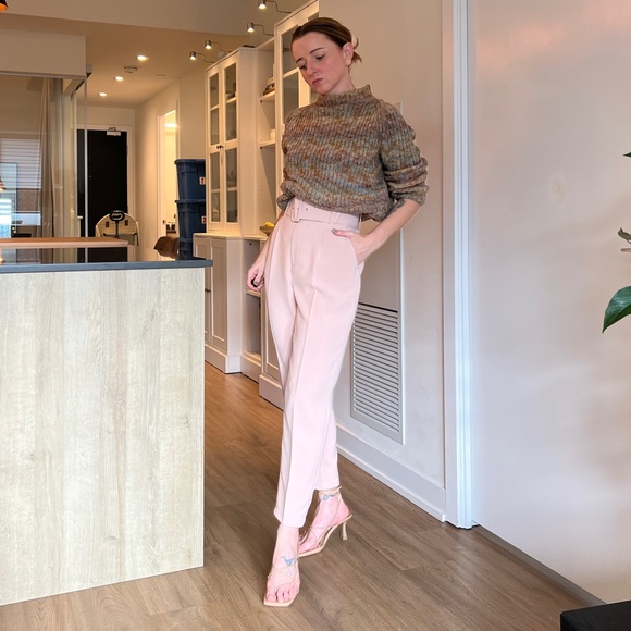 Vintage Jones New York Sport multi Colour Chunky Knit Turtle Neck Sweater Sz:S - Picture 2 of 12